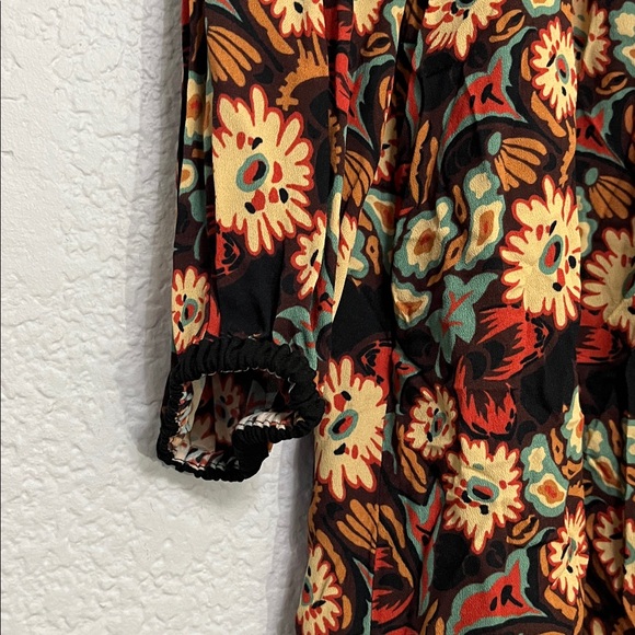 Anna Sui Floral Larkspur Fields Dress - Picture 7 of 15